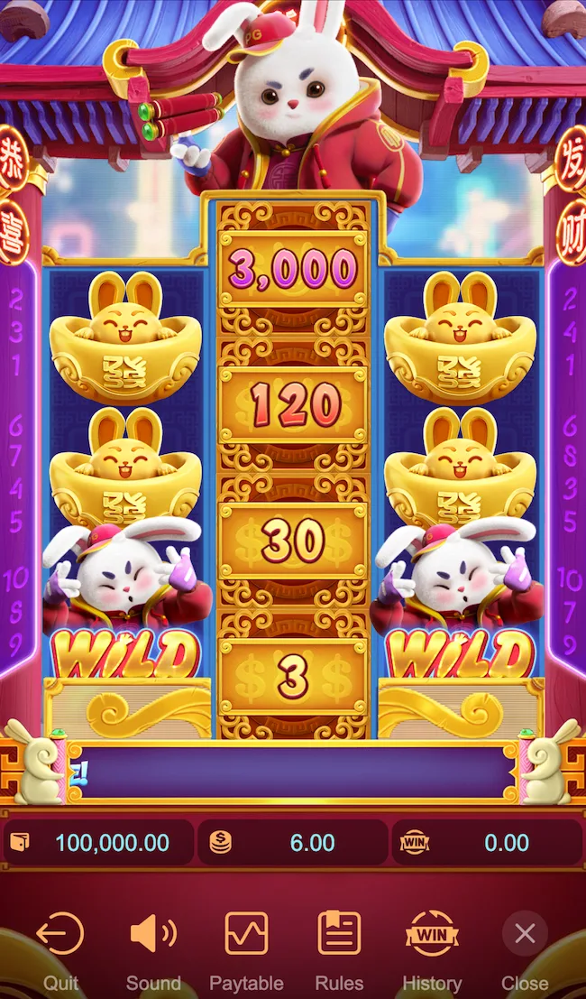 Fortune Rabbit gameplay screenshot 1